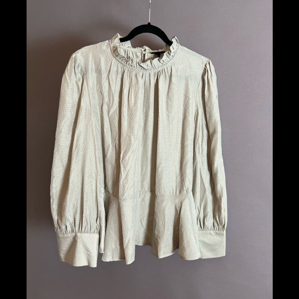 Who what wear peplum green top xxl